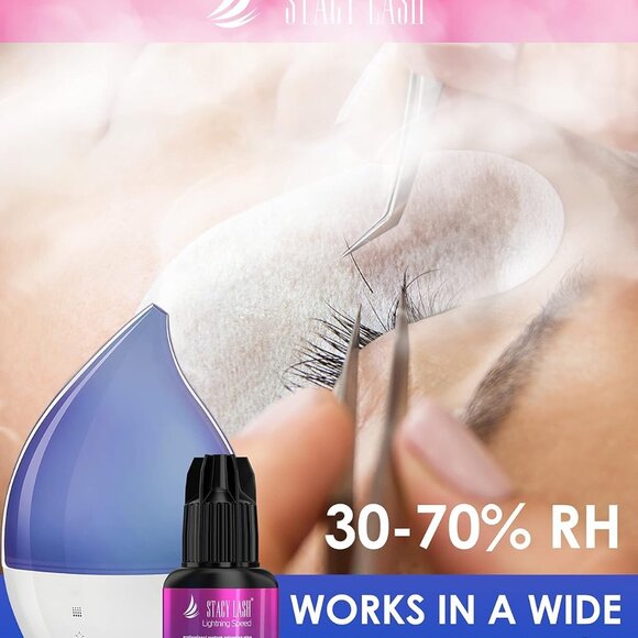 Lightning Speed Eyelash Extensions Glue - Fast Dry 0.3 Sec & 6-8 Weeks Retention - Picture 6 of 9